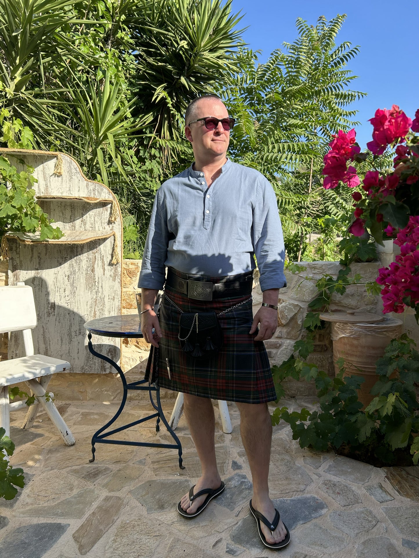 Custom Made Tartan 5 yard 100% Linen kilt